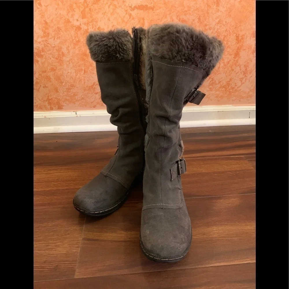 🌿SALE🌿GH BASS & Co. Leather Winter Boots Sz 6.5